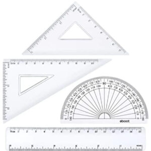 Juego de Geometria Force  plástico 4 Piezas