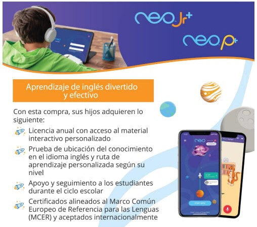 Neo Jr.+ (Kinder a 4° Grado)