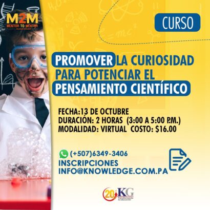 Promover la curiosidad para potenciar el pensamiento científico