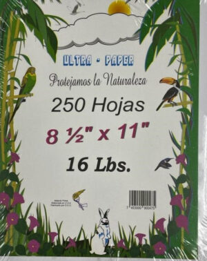 Bond Blanco Ultrapaper 16LB 8.5"X11" (250H)