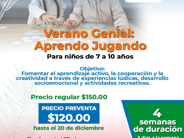 Verano Genial: Aprendo Jugando